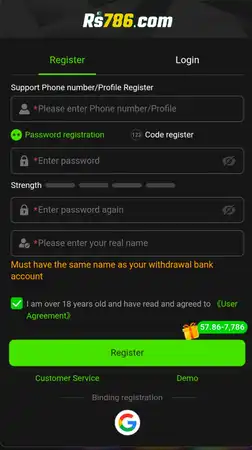 RS786 Game