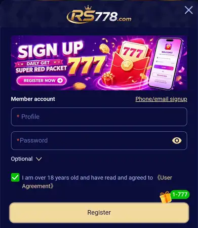 RS778 Game